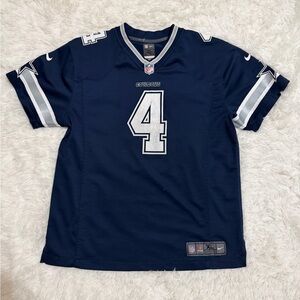 Dallas Cowboys Dak Prescott #4 Nike On Field Youth XL (18/20) NFL Jersey